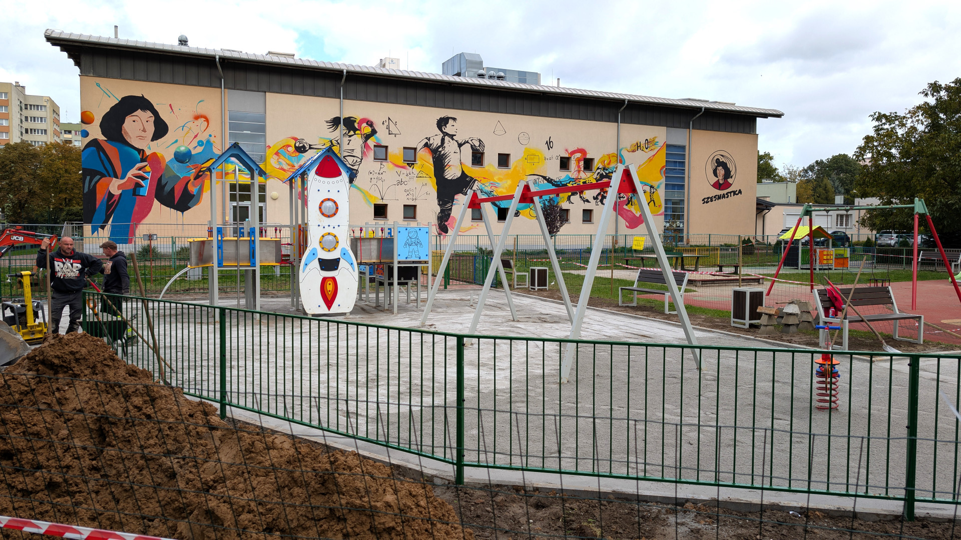 wyremontowany plac zabaw